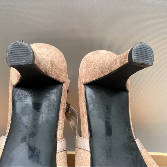 Vaneli Dalan Truffle Suede Closed-toe Sandals 8.5M - Picture 10 of 11